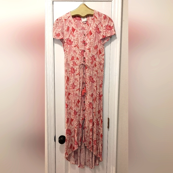 Knox Rose Bohemian Button up Floral Dress size medium - Picture 1 of 13